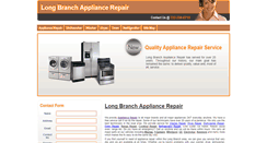 Desktop Screenshot of longbranchappliancerepair.com